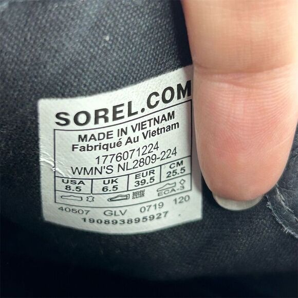 Sorel Lolla Cut Out Bootie Brown Tan Camel Suede Pull On Ankle Boots Size 8.5 - Picture 11 of 12